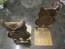 Buchstützen aus Messing