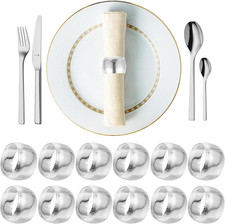 Serviettenringe Silber, 12