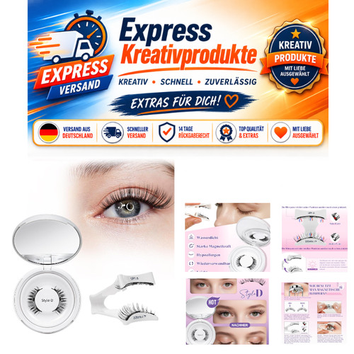 Magnetische wimpern set mit - wimpern,
