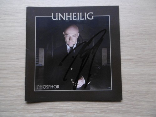 Unheilig autogramm signed - signed, cd