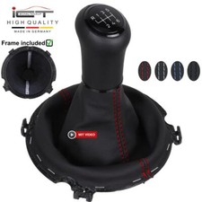 ICT Schaltknauf für Audi TT TTS 8J 6G Schaltsack Schaltmanschette Leder B37