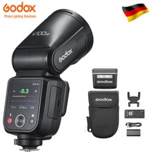 DE Godox V100 Rundkopf Kamerablitz Kamerablitz Flash,100Ws 2.4G TTL1/8000 HSS