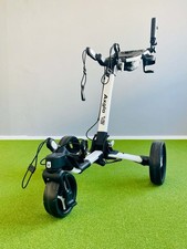 Axglo V2 Golf Push Trolley, 3-Rad in der Farbe Weiß