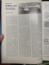 Bauplan für Motorflugzeug Lotus, 150 cm Spannweite