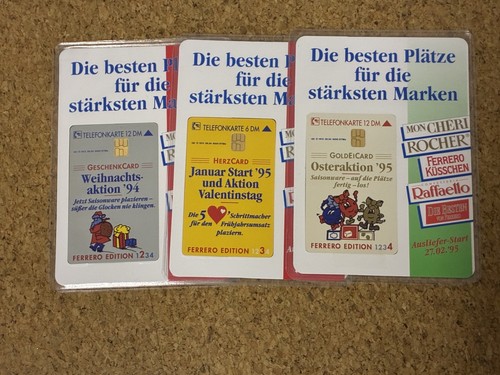 Telefonkarten ferrero 1995 - telefonkarten,