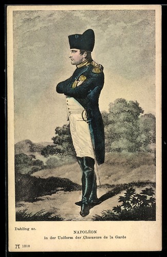 Ansichtskarte napoleon der - napoleon, in
