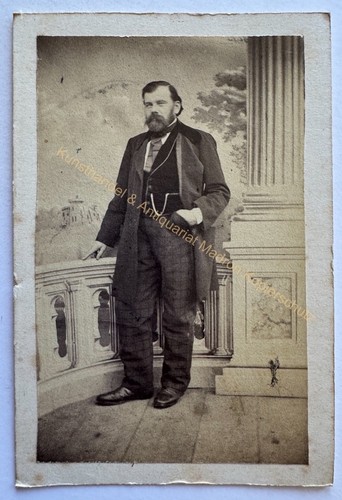 Orig cdv foto fotografie mann - cdv,