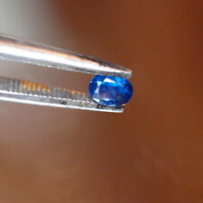 1 Saphir Ceylon augenrein colourchange oval facettiert 0,59 ct 4 x 3,2 x 4,5 mm