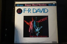 F.R. David - Words   12"
