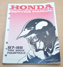 HONDA TRX 250X 250 X Fourtax Quad 1987 Engine Shop Manual Werkstatthandbuch