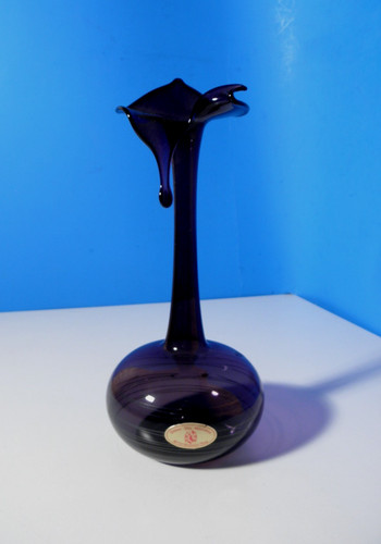 Schöne vintage glas vase - *,