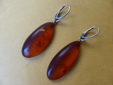 2 Stück Bernstein Ohrhänger