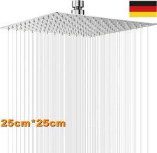 Edelstahl Duschkopf Eckig