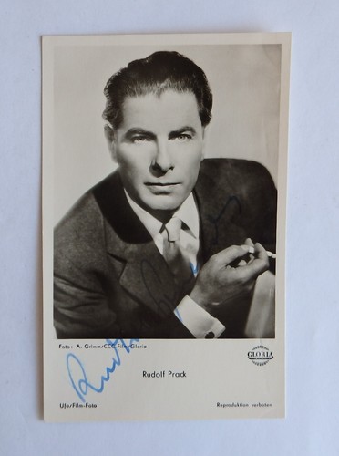 Autogramm rudolf prack - autogramm,