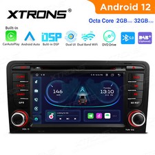 7" Android 14 Autoradio DVD Octa Core 2G+32GB GPS Navi DSP Für Audi A3 8P RS3