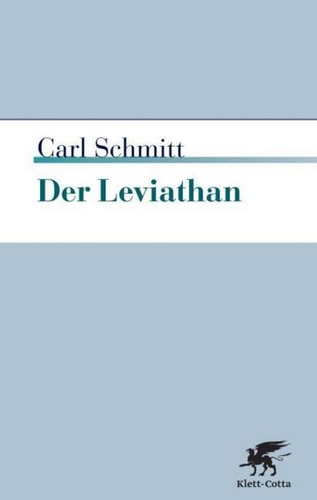 Carl schmitt der leviathan - schmitt, /
