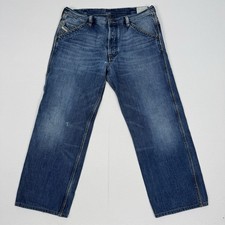 Diesel Zulow Jeans Wash 008FA Herren W36 L29 blau gerades Bein Zimmermann Workwear