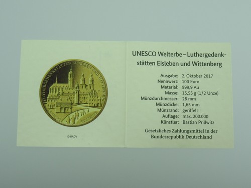 100 euro goldmünze 2017 - 100,