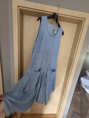 Jeanskleid ballonkleid - jeanskleid,