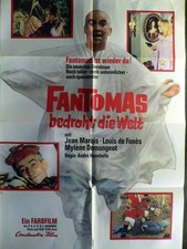 Fantomas bedroht die Welt - Louis de Funès - Filmposter A1 84x60cm gefaltet