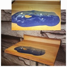 Esche Waschtischplatte