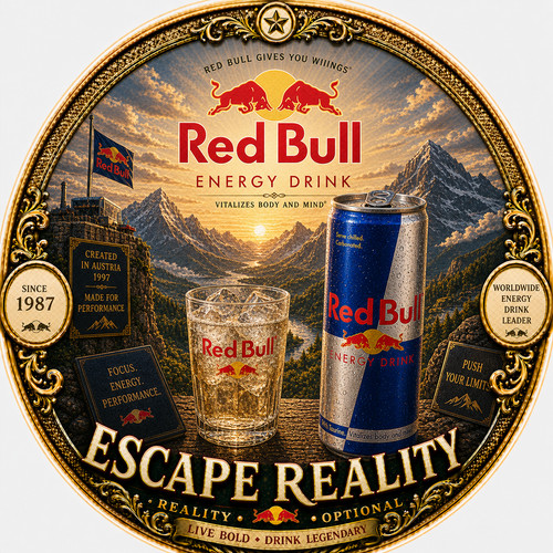 Red bull wanduhr 23 cm - wanduhr,