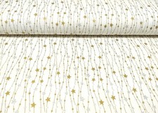 Glitzersterne Weihnachtsstoff