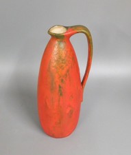 Krug Vase 26 cm Keramik Rot