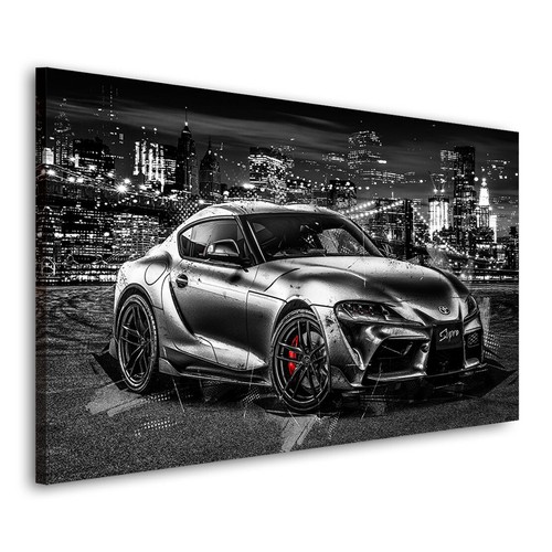 Acrylglasbild toyota supra - acrylglasbild,
