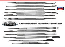12 Instrumente Zahntechnik Set