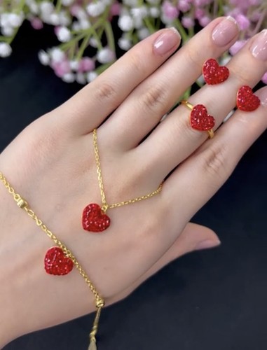 Liebe set diamanten ohrringe - diamanten,