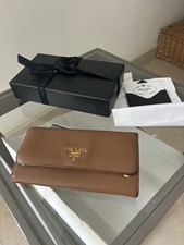 Prada geldbörse beige - prada, beige/cognac