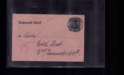 Deutsches reich rohrpost brief - reich,