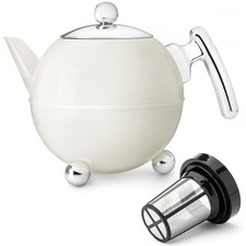 Teekanne creme weiß - teekanne, 1.2