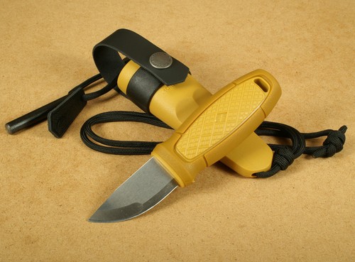 Morakniv eldris yellow - yellow, neck