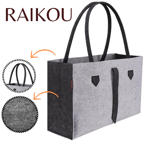 Filztasche korb shopper - filztasche,