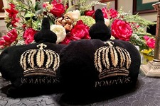 HARALD GLÖÖCKLER GLÖCKLER POMPÖÖS KRONENKISSEN 36“31“12cm SAMT M. FÜLLUNG KISSEN