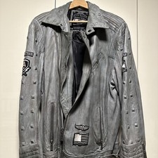 Affliction Lederjacke XXL