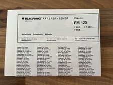 Schaltbild | Schaltplan | Blaupunkt Fernseher | Modell FM120