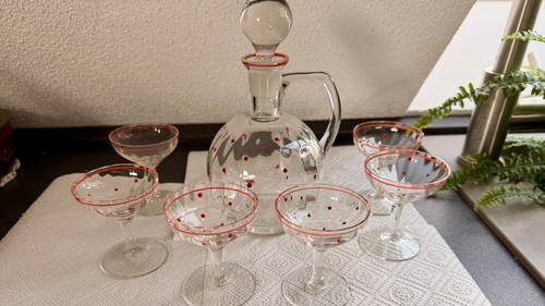 Likörset glas antik - likörset, /