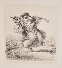 A. Paul Weber/Lithographie/Ins