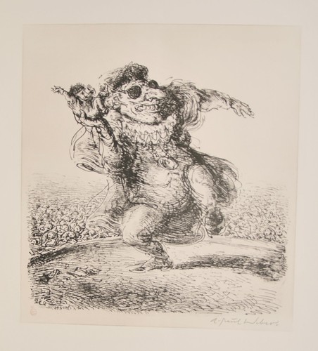 Paul weber lithographie - a., weber/lithographie/ins