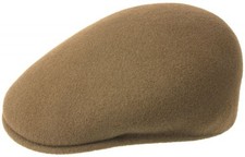 Kangol Flatcap 504 Wool camel beige Herren Schirm Mütze Walk Känguruh Logo Mütz