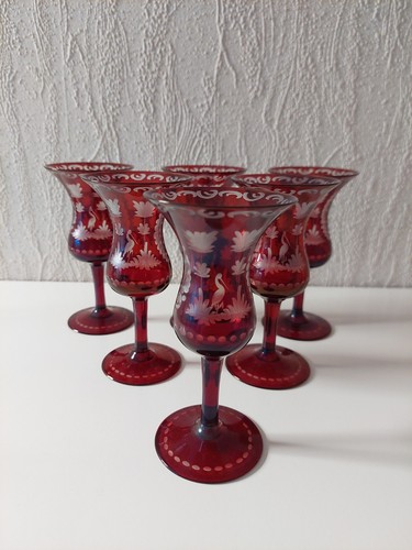 Böhmisches rubinglas - böhmisches,