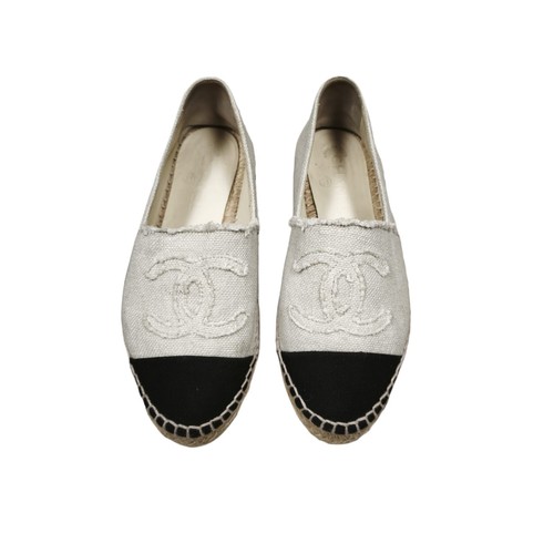 Chanel espadrilles grau - chanel,