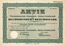 Überlandzentrale Grenzmark 1928 Flatow Zempelburg Schlochau Westpreussen 600 RM