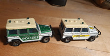 2x alte Matchbox: Polizei + Lufthansa  Mercedes- Benz 280 GE