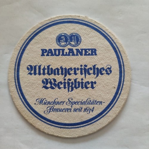 Alter bierdeckel paulaner - bierdeckel,