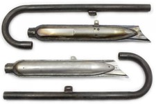 Auspuffanlage Fischschwanz für Ural 650 nicht verchromt