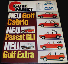 Gute Fahrt 03/79 VW Golf Cabrio,Passat GLI,Golf Extra,Test VW Scirocco GLS,85 PS